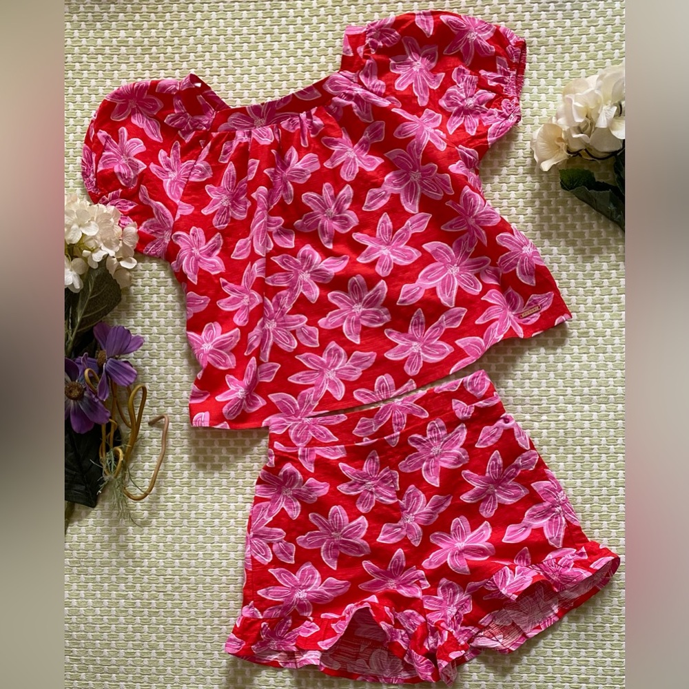 🎀🌸Tahari Girls 2 Piece Short Set🌸🎀